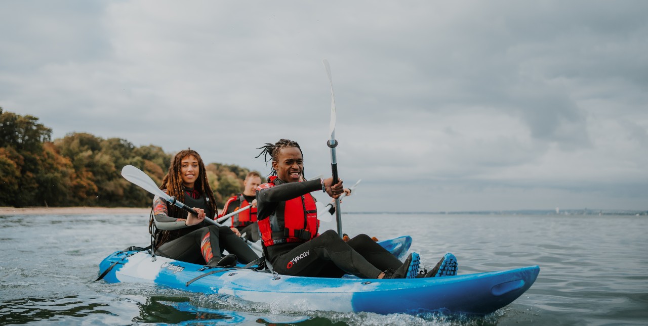 Kayaking on the Isle of Wight